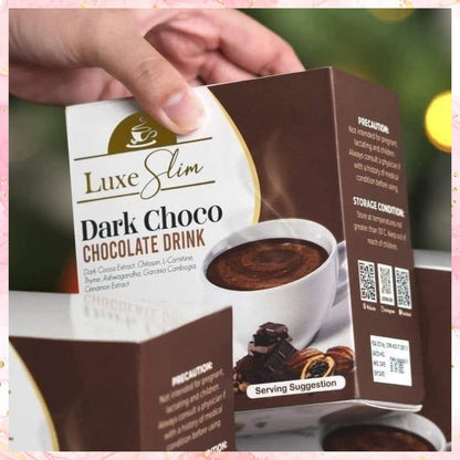 Luxe Slim Dark Choco | Chocolate Drink | 10sachets