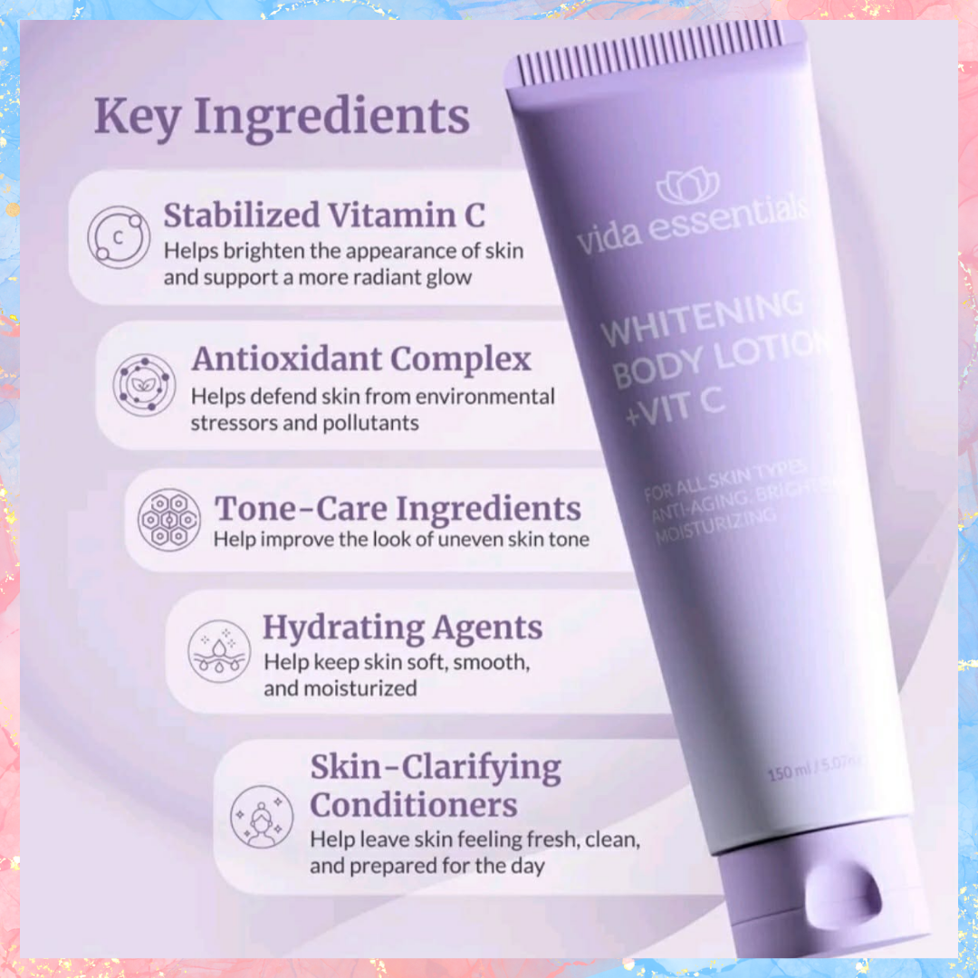 Vida Essentials Whitening Body Lotion + Vitamin C