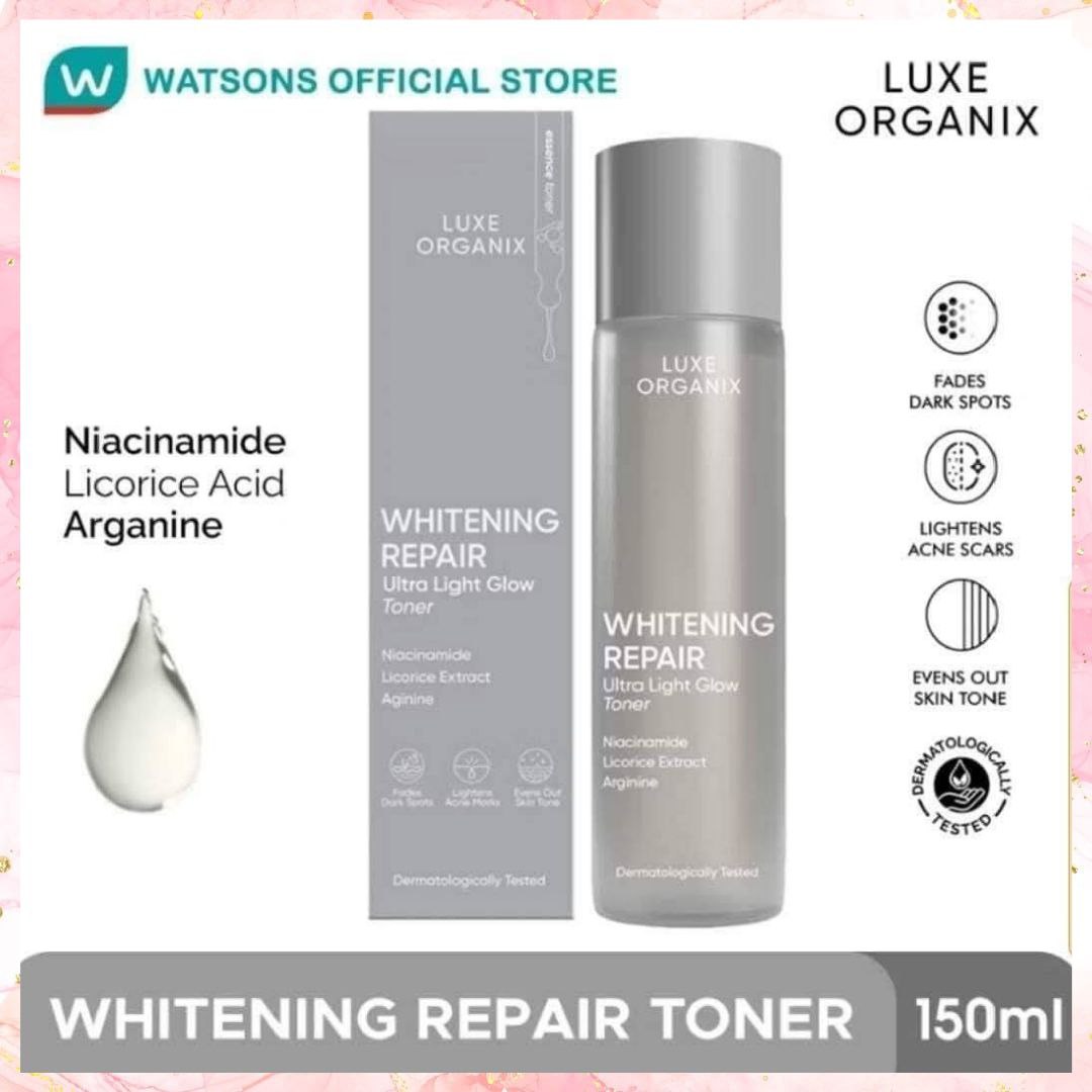 Luxe Organix Whitening Repair Ultra Light Glow Toner | 150G