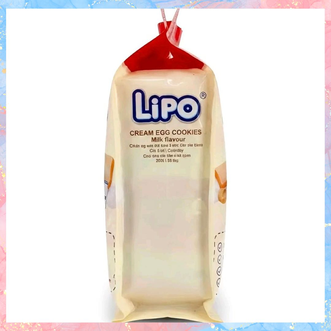 Lipo Cream Egg Cookies Milk Flavor | 135g