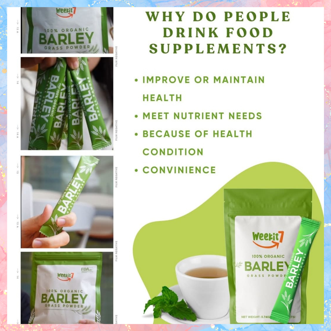 WeeKit7 Organic Barley Grass Powder