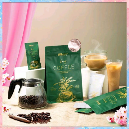 Ryx skin Coffee with Herbal extracts | 5x White Mocha + Classic Coffee | 10sachets