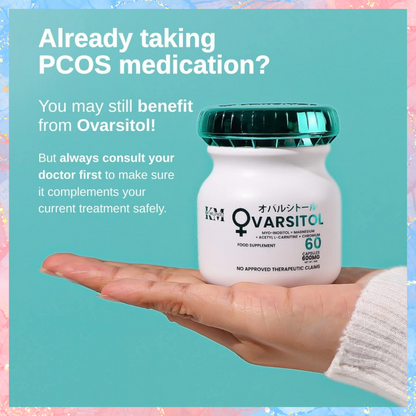 OVARSITOL Myo-Inositol + Magnesium + Acetyl L-Carnitine + Chromium | 60caps | By Kath Melendez