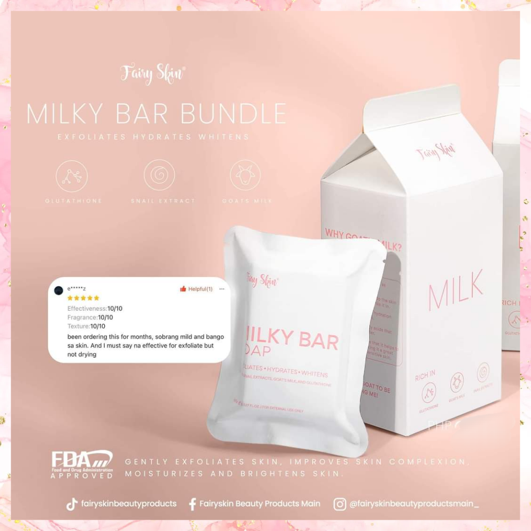 Fairy Skin Milky Bar Soap | 100G
