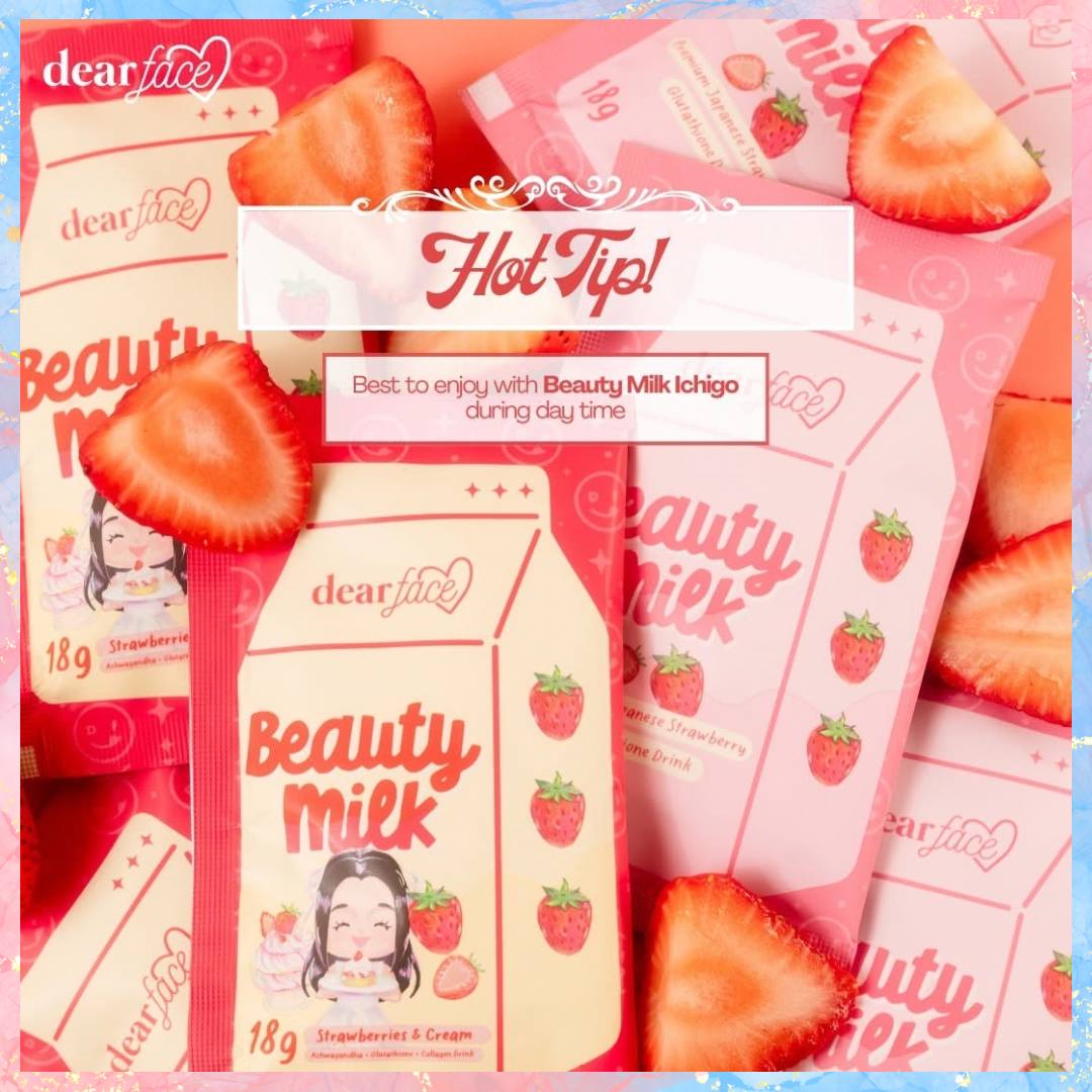 Dear Face Beauty Milk Strawberries & Cream | 180G
