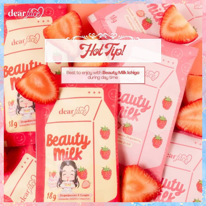 Dear Face Beauty Milk Strawberries & Cream | 180G