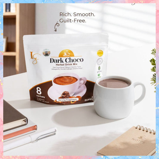 Luxe Slim Dark Choco | Chocolate Drink | 10sachets