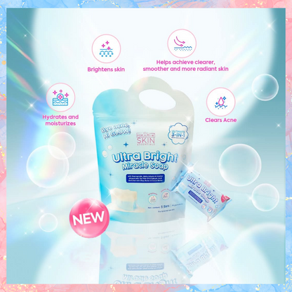 Hikari Skin 3in1 Ultra Bright Miracle Soap | 5PCS (Bars)