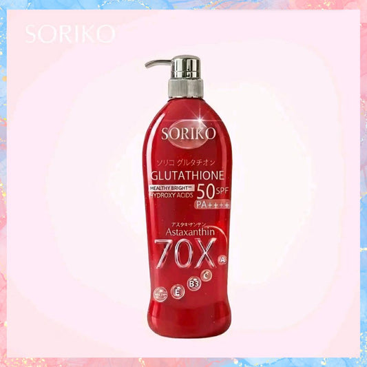 Soriko Glutathione Astaxanthin 70x Whitening Body Lotion | 500ml