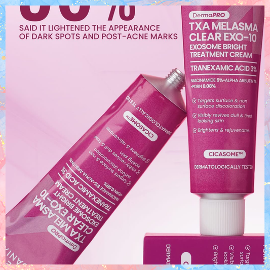 Luxe Organix DermaPro TXA Melasma Clear Exo-10 Treatment Cream