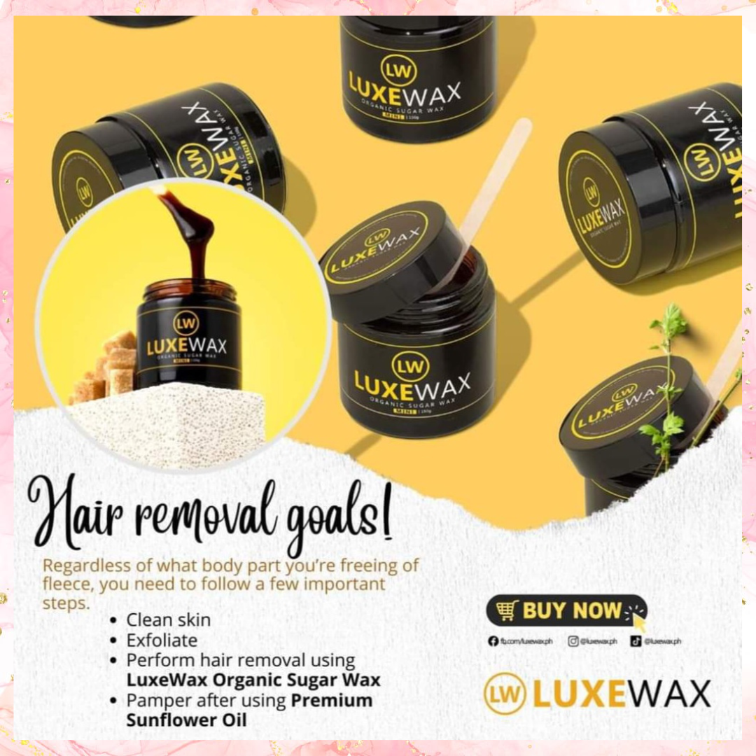 LuxeWax Organic Sugar Wax Kit | 350G