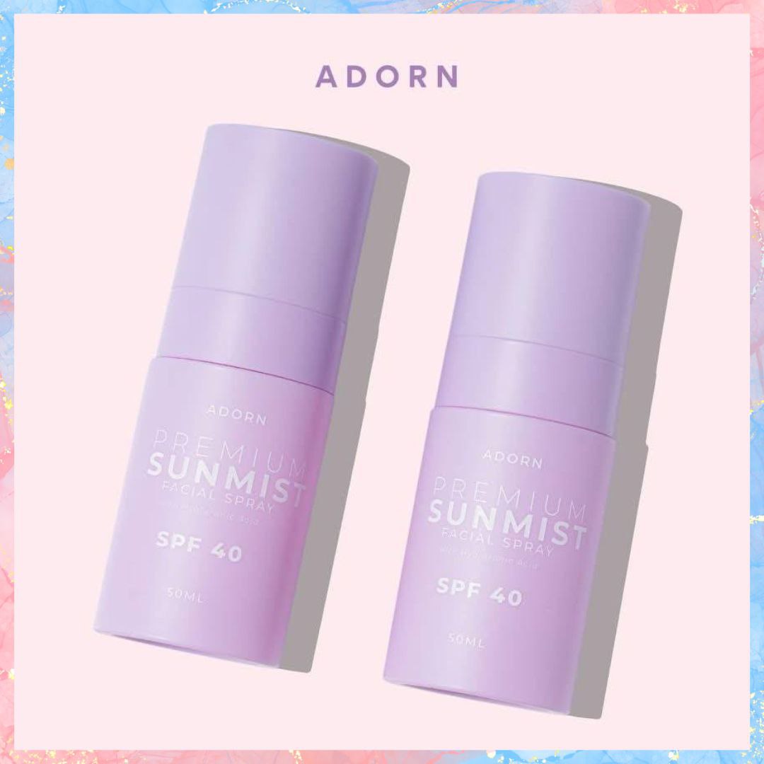 Adorn Premium Sunmist Facial Spray with Hyaluronic Acid | SPF 40 | 50ML