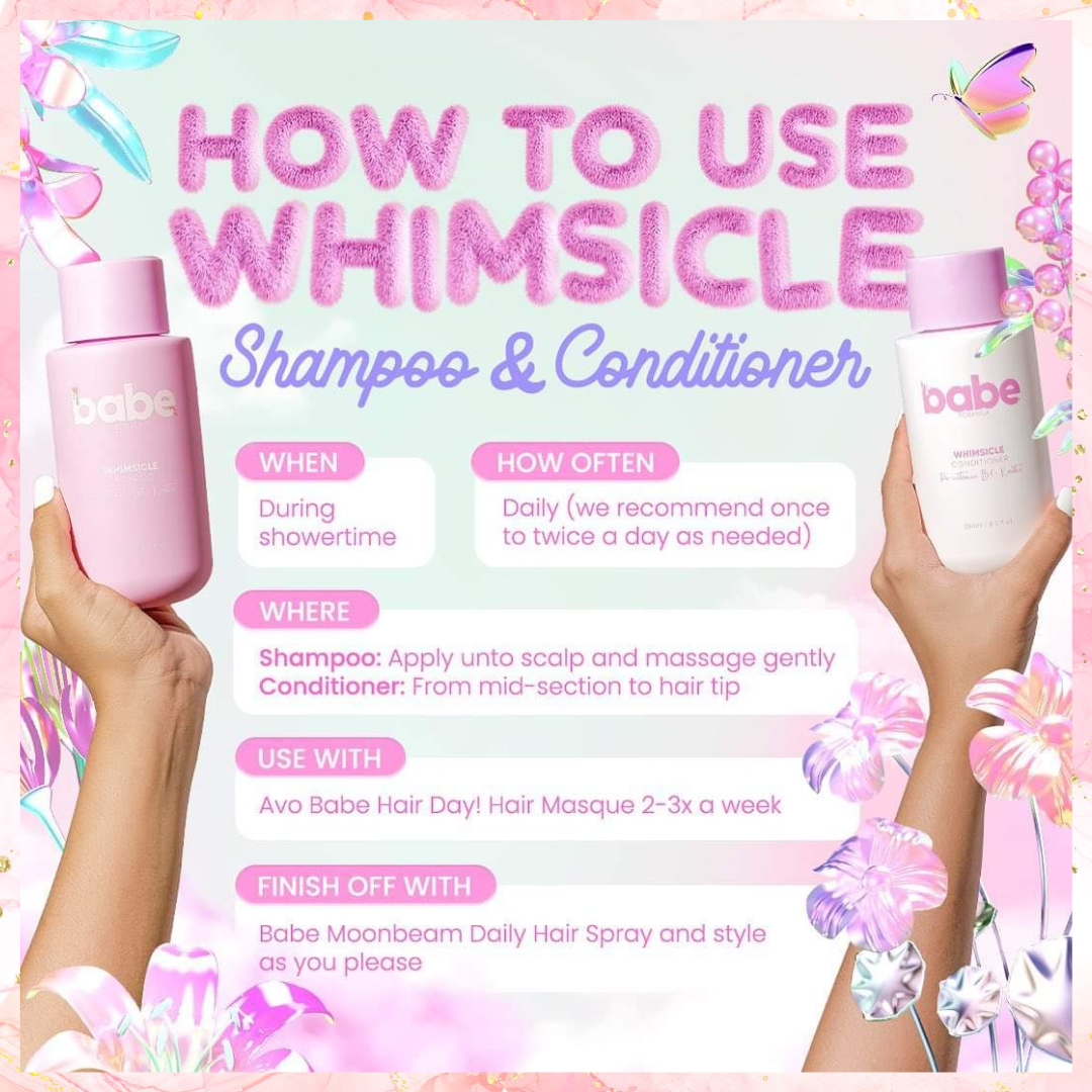 Babe Formula Whimsicle Shampoo and Conditioner | 250ML EACH