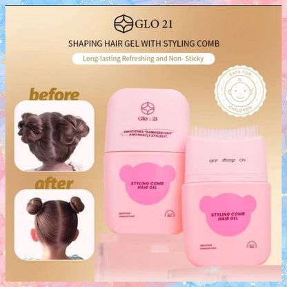 Glo 21 Shaping Hair Gel with styling comb | 80ML