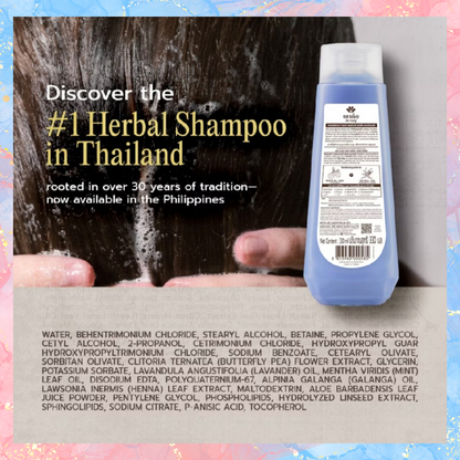 Khaokho Talaypu Herbal Hair Darkening Shampoo and Conditioner