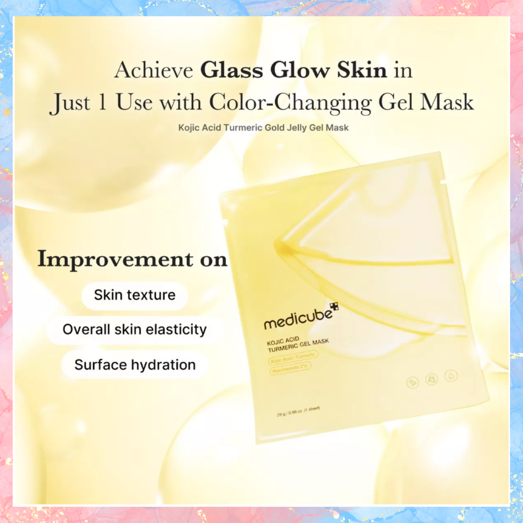 Medicube Kojic Acid Turmeric Brightening Gel Mask | Facial Mask | 4ea