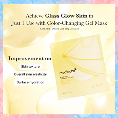 Medicube Kojic Acid Turmeric Brightening Gel Mask | Facial Mask | 4ea