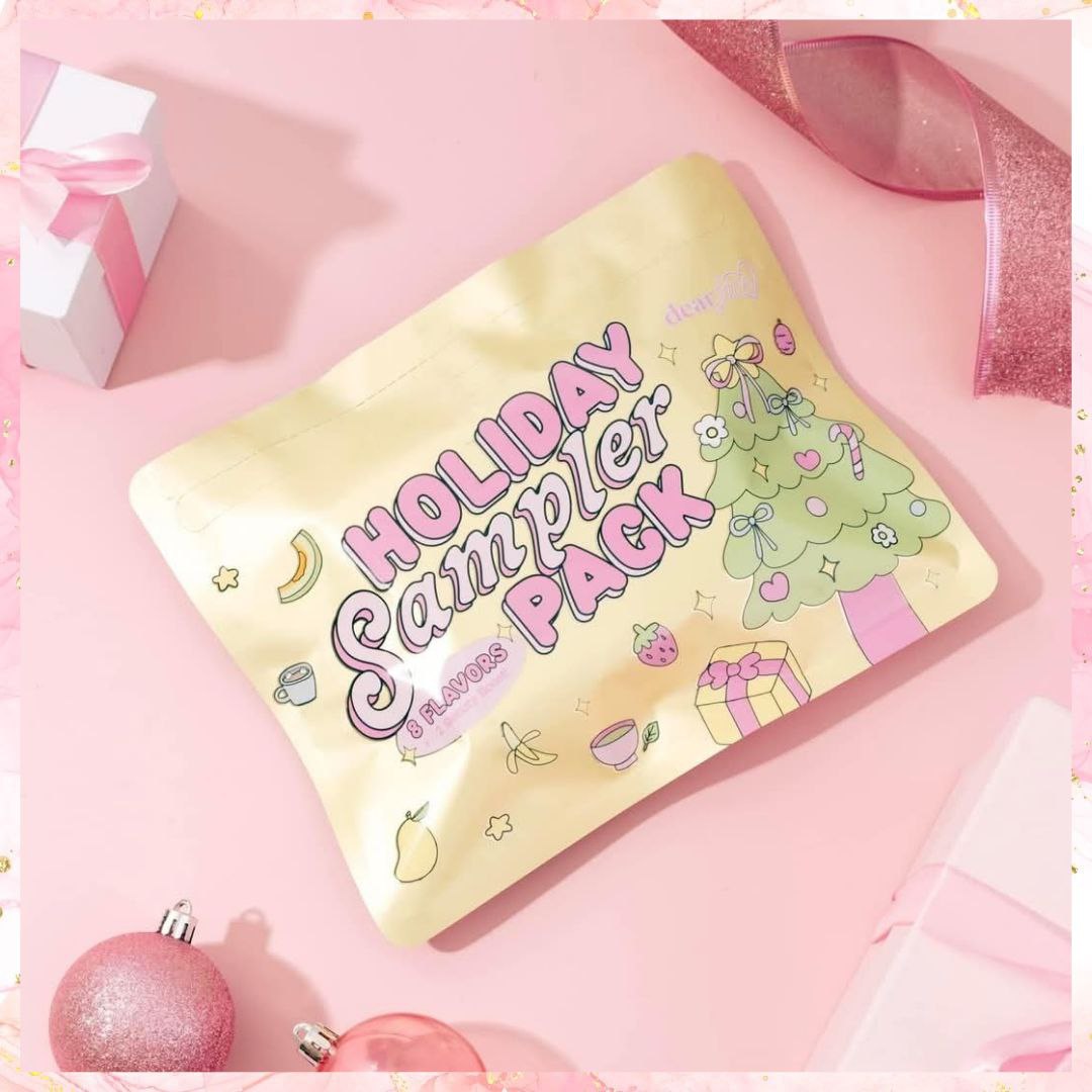 Dear Face Holiday Sampler Pack | Beauty Milk + Beauty Bean | 8 Flavors + 2 Beauty Boost