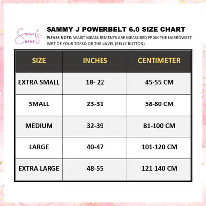 Sammy J's Power Belt 6.0