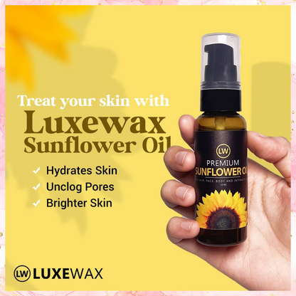 Luxe Wax Premium Sunflower Oil | 50ML