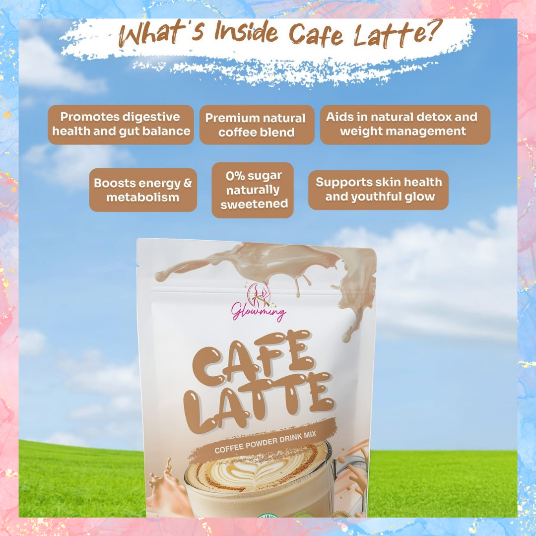 Cris Cosmetics Glowming Detox Cafe Latte with Glutathione and Collagen
