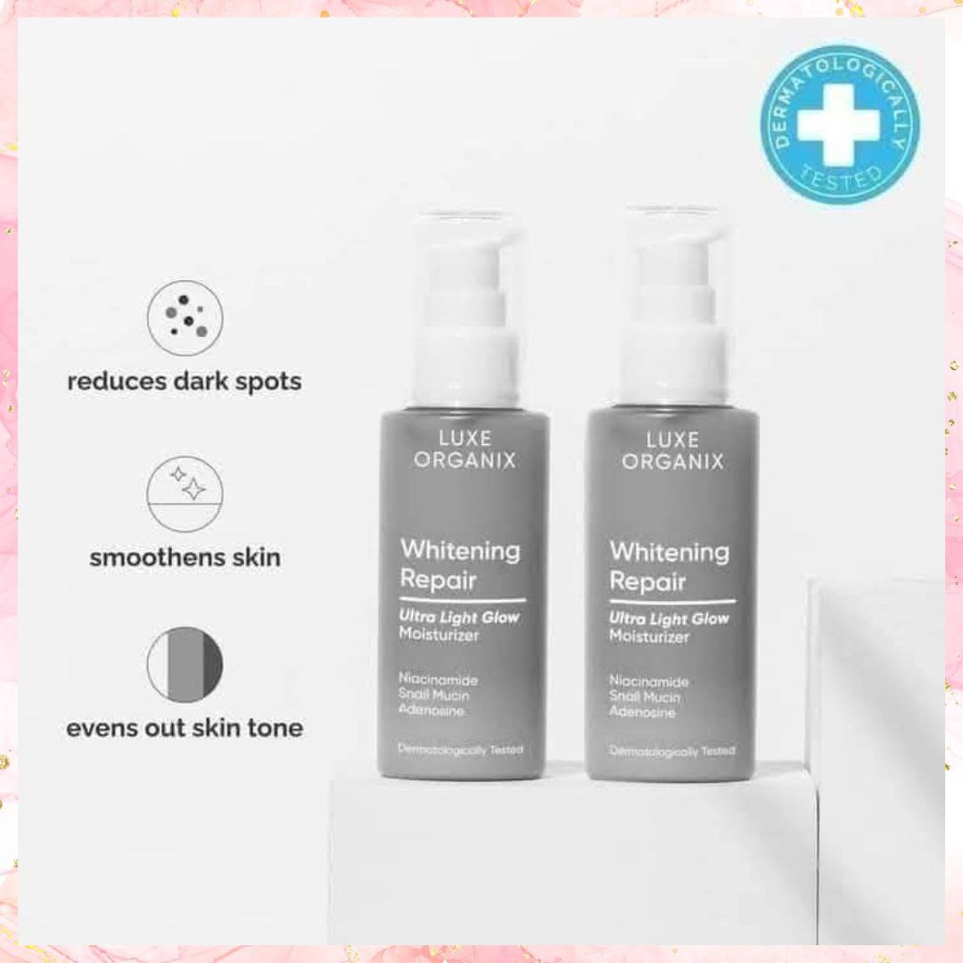 Luxe Organix Whitening Repair Ultra Light Glow Moisturizer | 80ML