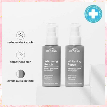 Luxe Organix Whitening Repair Ultra Light Glow Moisturizer | 80ML