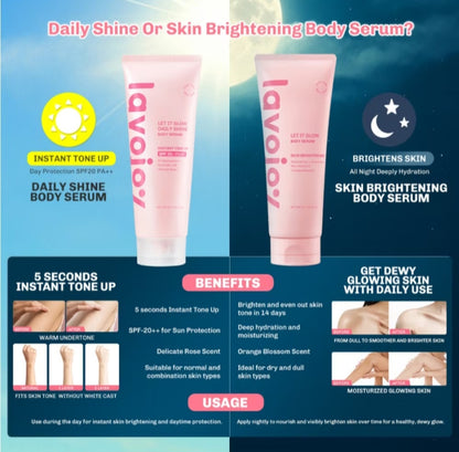 Lavojoy Let it Glow Body Serum | 180ML