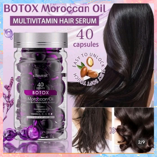Kormesic Botox Moroccan Oil Multivitamin Hair Serum | 40capsules