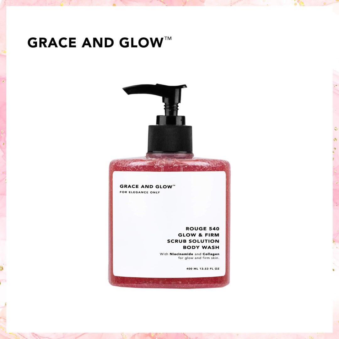 Grace and Glow Rouge 540 Glow & Firm Scrub Solution Body Wash | 400ML