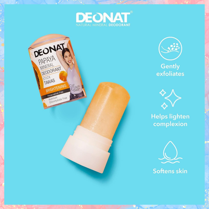 Deonat Papaya Mineral Deodorant Stick Tawas