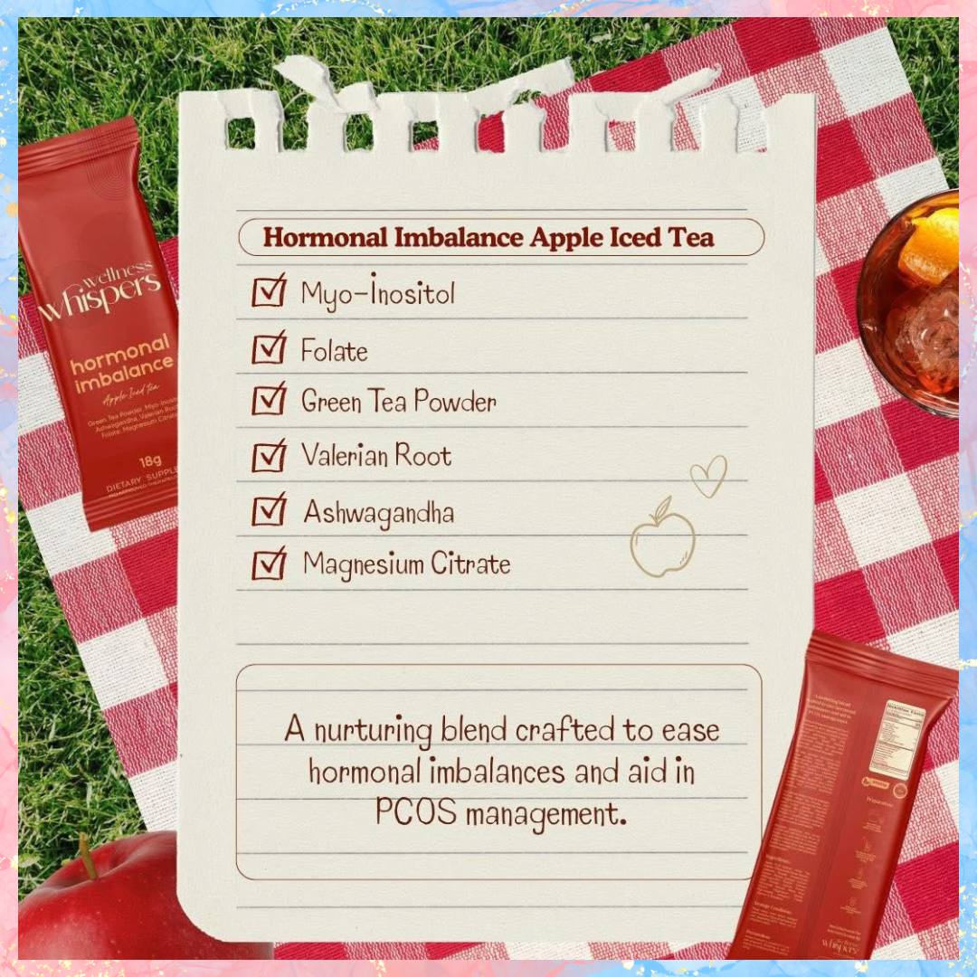 Wellness Whispers Hormonal Imbalance Apple Iced Tea | 10sachets